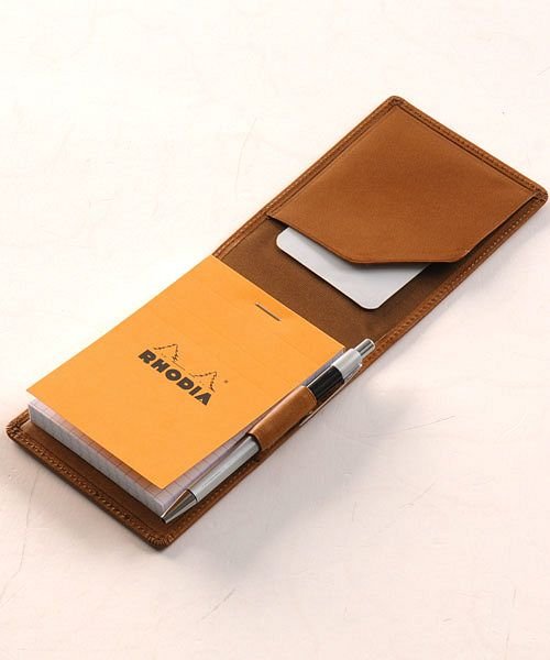 Jamale(ジャマレ)/[Jamale] 日本製 牛革レザー メモ カバー 縦型 RHODIA No.11/img07