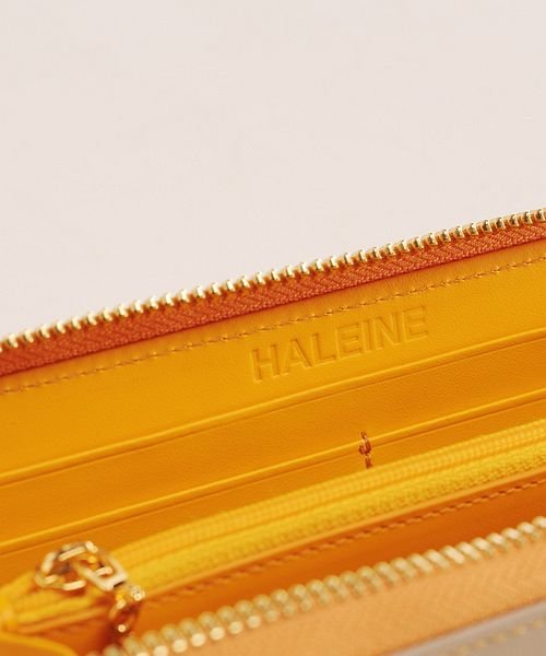 HALEINE(アレンヌ)/[HALEINE] フランス レザー 長財布 ラウンドファスナー バイカラー レディース メンズ/img22