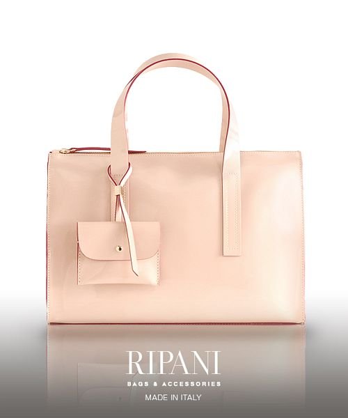 RIPANI(リパーニ)/[RIPANI] ハンドバッグ レディース 牛革 レザー エナメル イタリア製 小物入れ付き 2WAY 本革/img01