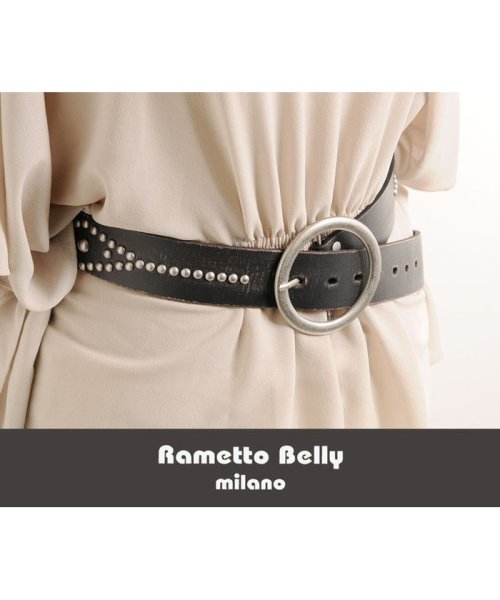 Rametto Belly(ラメットベリー)/[Rametto Belly]牛革レザーベルト/img06