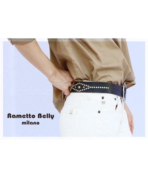 Rametto Belly(ラメットベリー)/[Rametto Belly]牛革レザーベルト/img07