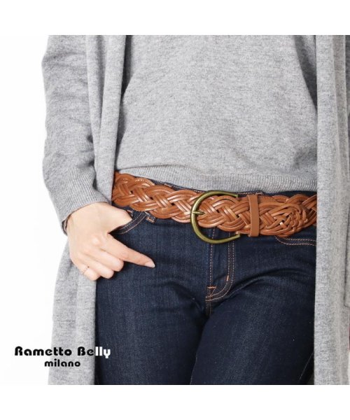 Rametto Belly 牛革レザーメッシュベルト レディース 本革 ラメットベリー Rametto Belly Magaseek Rametto Belly 牛革レザーメッシュベルト レディース 本革 ラメットベリー Rametto Belly Magaseek