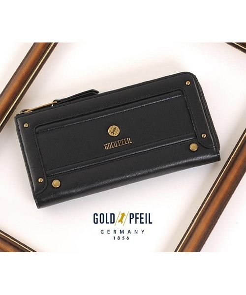 GOLD PFEIL(ゴールドファイル)/[GOLD PFEIL] バッファロー 革 L字ファスナー 長財布/img08