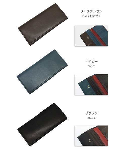 PRAIRIE(プレリー)/[PRAIRIE GINZA] キッドレザー 二つ折り長財布 日本製/img12