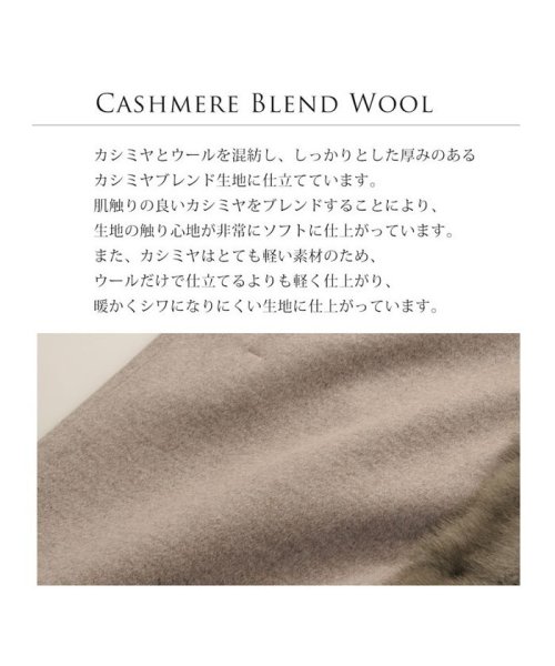 [Filomo] ミンクファー ロングコート レディース フード付き 