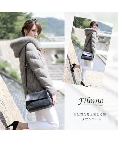 Filomo(フィローモ)/[Filomo] ダウンコート レディース フォックスファー フード付き/img04
