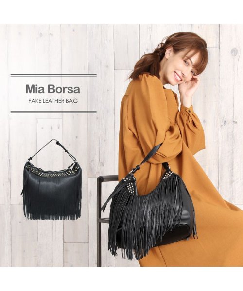 Mia Borsa(ミアボルサ)/フェイクレザーワンショルダーバッグ/img01