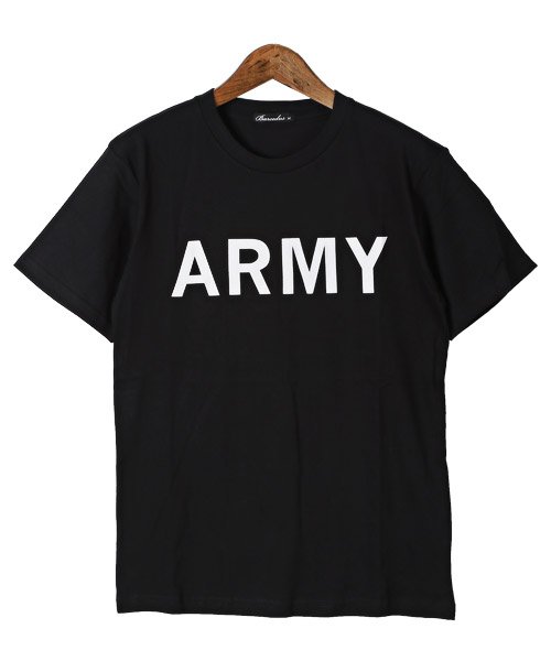 LUXSTYLE(ラグスタイル)/ARMYロゴプリント半袖Tシャツ/img06