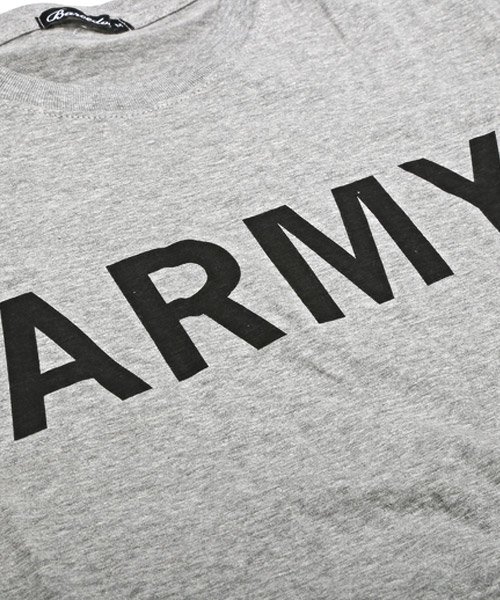 LUXSTYLE(ラグスタイル)/ARMYロゴプリント半袖Tシャツ/img10