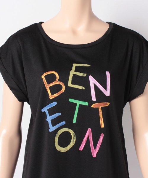 BENETTON (women)(ベネトン（レディース）)/ベネトンカラフルロゴ半袖ラッシュTシャツ・ラッシュガード（UV加工UPF50＋）/img18