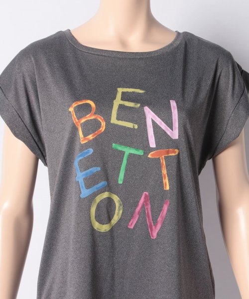 BENETTON (women)(ベネトン（レディース）)/ベネトンカラフルロゴ半袖ラッシュTシャツ・ラッシュガード（UV加工UPF50＋）/img28