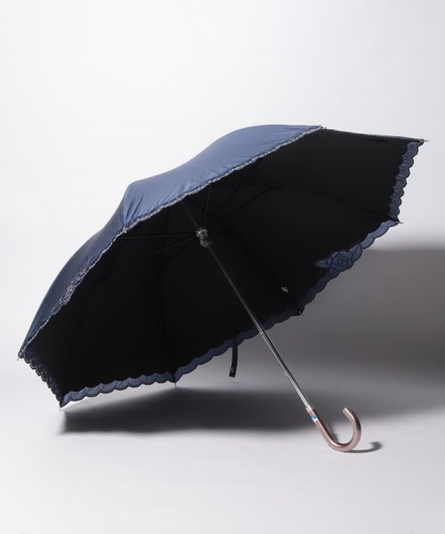 LANVIN Collection(umbrella)(ランバンコレクション（傘）)/LANVIN COLLECTION 晴雨兼用傘 長傘 【軽量】 オーガンジー バラ カットワーク/img01