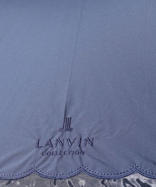 LANVIN Collection(umbrella)(ランバンコレクション（傘）)/LANVIN COLLECTION 晴雨兼用傘 長傘 【軽量】 オーガンジー バラ カットワーク/img05