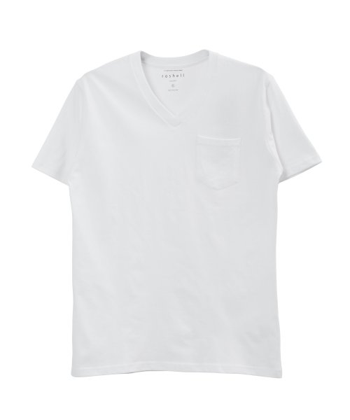 セール Vネックポケット付き消臭機能半袖ｔシャツ 無地 Tシャツ