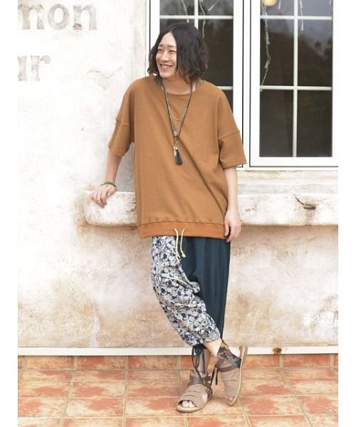 セール チャイハネ Yul アシンメトリーメンズ7分丈サルエルパンツ チャイハネ Cayhane Magaseek