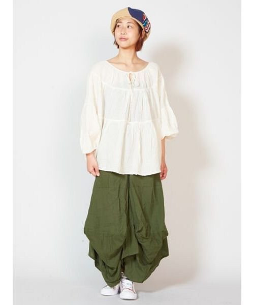 CAYHANE(チャイハネ)/【チャイハネ】yul 無地シンプル変形スカート/img15