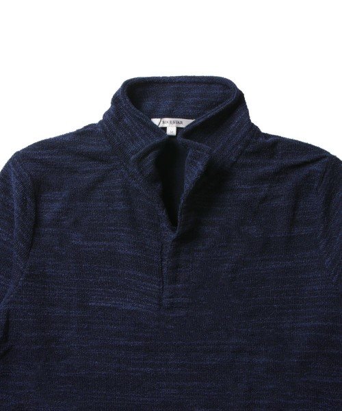 バイヤーズセレクト Buyer S Select スラブパイルイタリアン襟ワイヤー7分袖ポロシャツ ザ カジュアル The Casual Magaseek