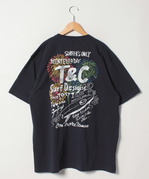 MARUKAWA(大きいサイズのマルカワ)/【T&C】タウンアンドカントリー 大きいサイズ 半袖 プリント Tシャツ T&Cサーフデザイン/img02