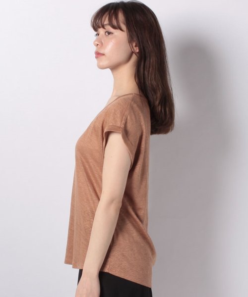 BENETTON (women)(ベネトン（レディース）)/リネンラウンドネックフレンチスリーブ半袖Tシャツ・カットソー/img57