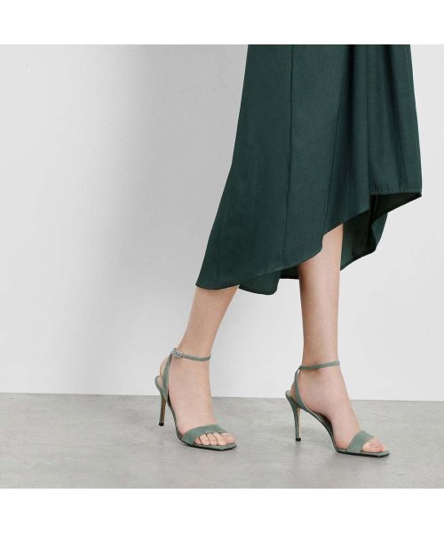 再入荷 オープントゥアンクルストラップ スティレットサンダル Open Toe Ankle Strap Stiletto Sandals Mint Gr チャールズ アンド キース Charles Keith Magaseek