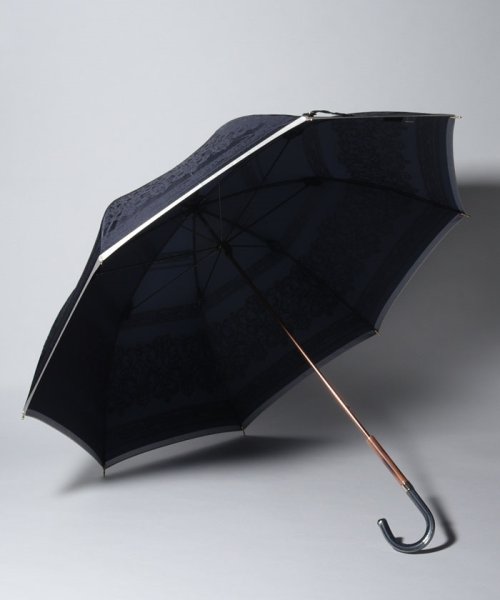 LANVIN Collection(umbrella)(ランバンコレクション（傘）)/LANVIN COLLECTION 婦人 長傘 先染 ジャガード レース柄/img01