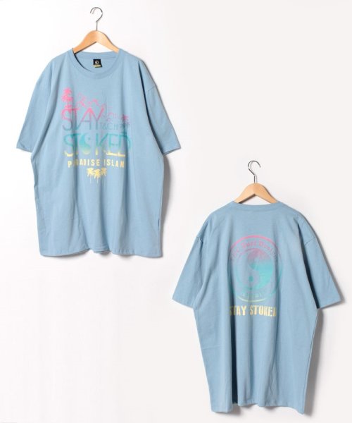 MARUKAWA(大きいサイズのマルカワ)/【T&C】 大きいサイズ 半袖 プリント Tシャツ T&Cサーフデザイン/img06