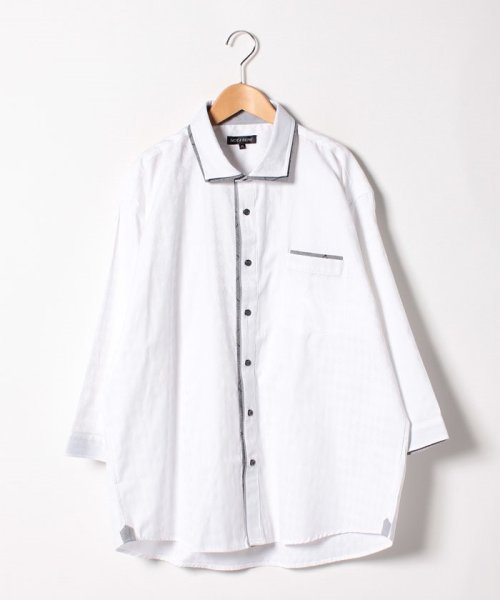 MARUKAWA(大きいサイズのマルカワ)/大きいサイズ 7分袖 シャツ 2枚衿/img06