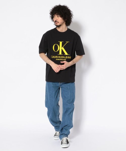 11242円 【67%OFF!】 カルバンクライン Calvin Klein Jeans レディース Tシャツ トップスCk Black