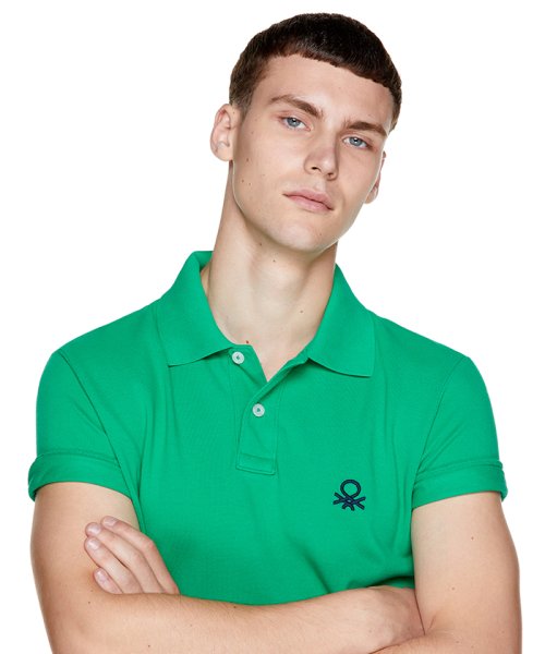 BENETTON (mens)(ベネトン（メンズ）)/スリムフィットロゴポロシャツ/img54