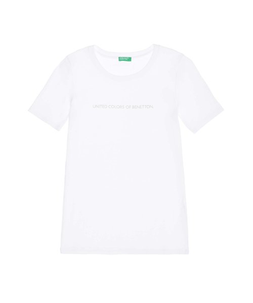 BENETTON (women)(ベネトン（レディース）)/ロゴクルーネック半袖Tシャツ・カットソー/img09