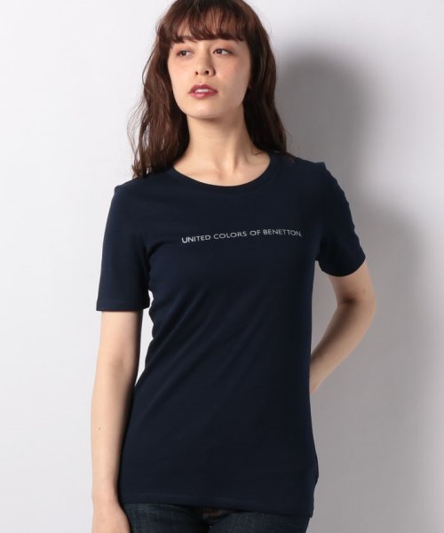 BENETTON (women)(ベネトン（レディース）)/ロゴクルーネック半袖Tシャツ・カットソー/img26