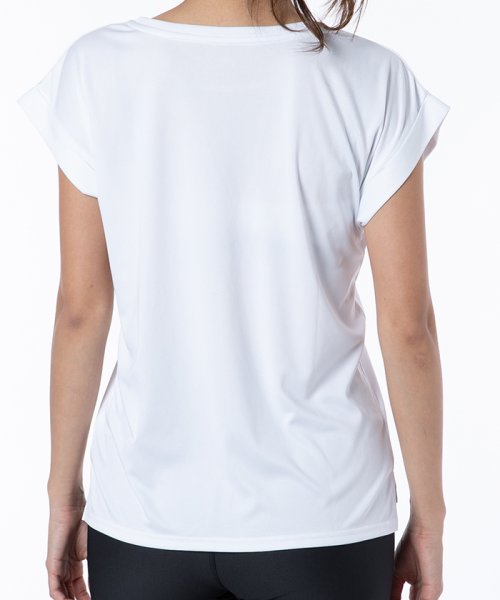 BENETTON (women)(ベネトン（レディース）)/ベネトンカラフルロゴ半袖ラッシュTシャツ・ラッシュガード（UV加工UPF50＋）/img02