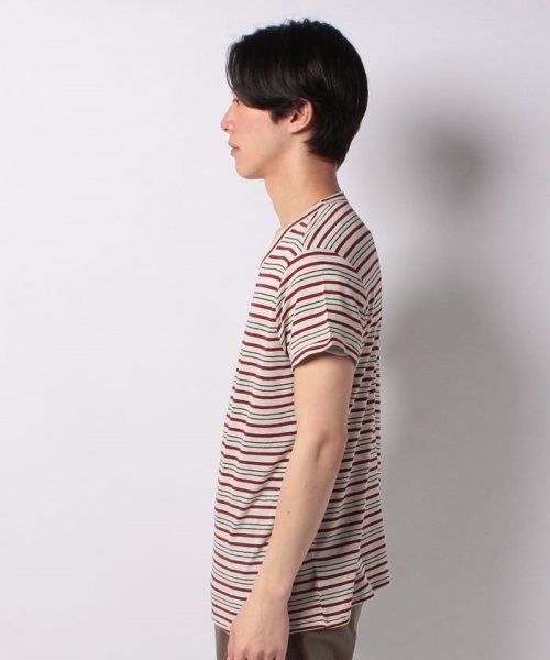 BENETTON (mens)(ベネトン（メンズ）)/リネン混ボーダー半袖Tシャツ・カットソー/img49