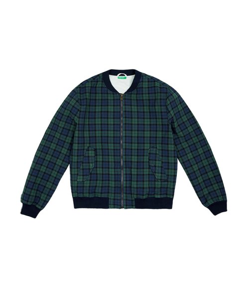 BENETTON (mens)(ベネトン（メンズ）)/チェックボンバージャケット/img01