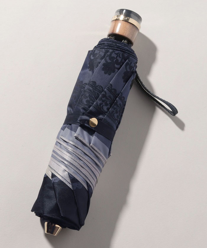 LANVIN COLLECTION 婦人折りたたみ傘 ジャガード レース柄