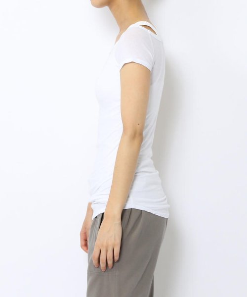 JAMES PERSE(JAMES PERSE)/コットンストレッチ オフショルダーTシャツ WJE3866/img02