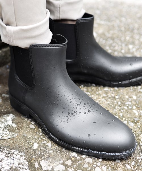 サイドゴアレインブーツ サイドゴアブーツ メンズ ブーツ 靴 ショートブーツ レインブーツ ジギーズショップ Jiggys Shop Magaseek