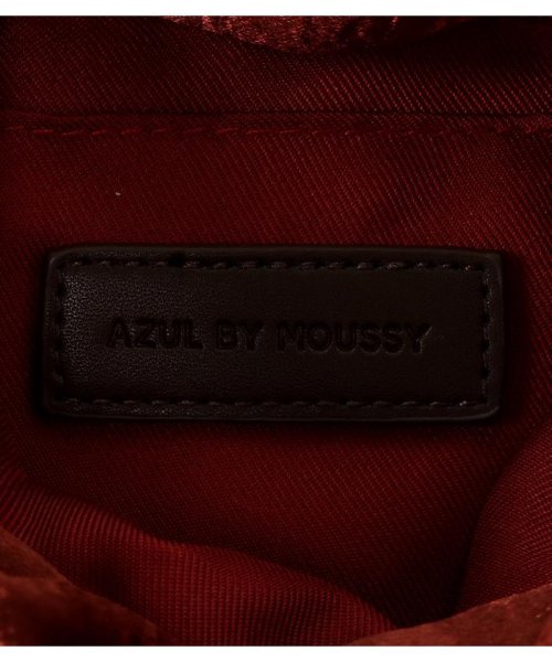 AZUL by moussy(アズールバイマウジー)/SATIN MINI DRAWSTRINGPOUCH/img07