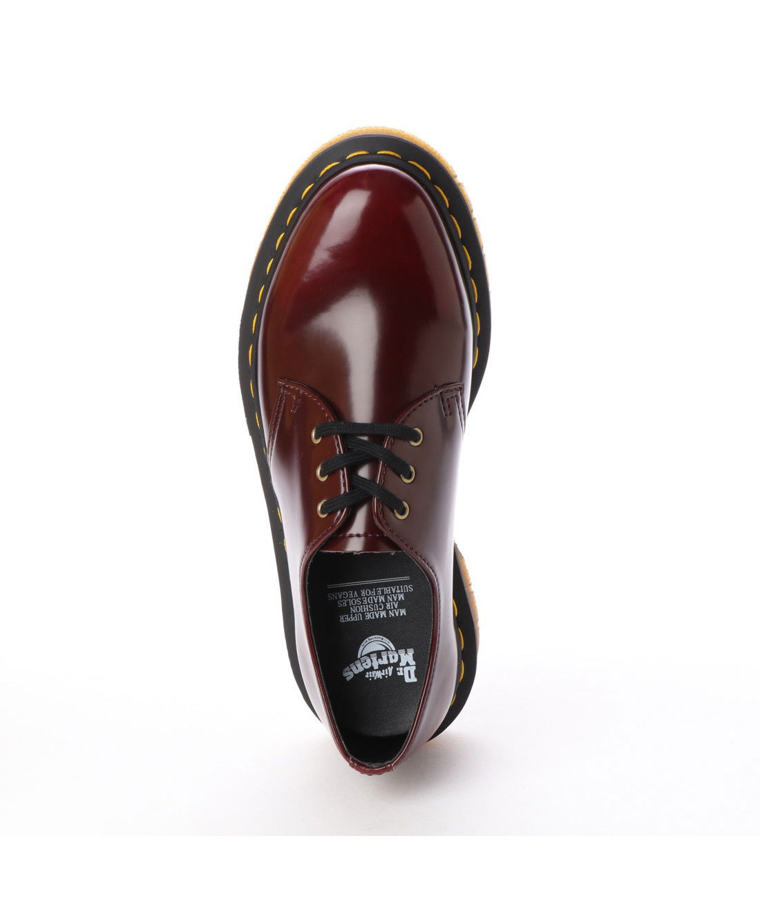 dr martens 1461 vegan cherry red