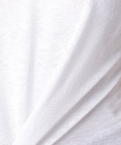 BENETTON (women)(ベネトン（レディース）)/リネンラウンドネックフレンチスリーブ半袖Tシャツ・カットソー/img14