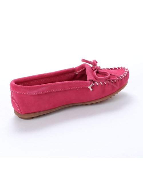ミネトンカ Minnetonka Kilty Suede Moccasin Shoes ピンク ミネトンカ Minnetonka Magaseek