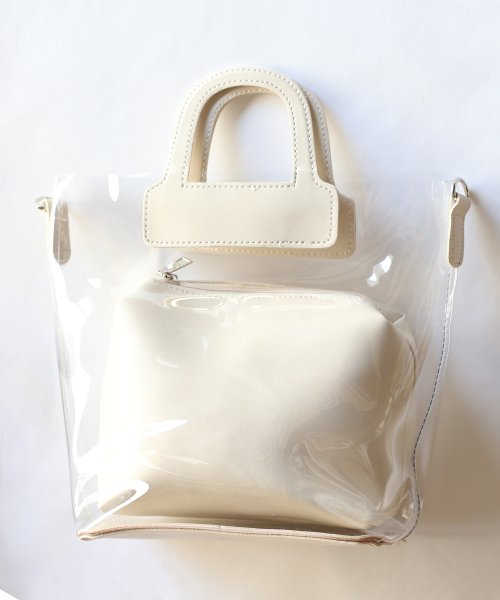 Bou Jeloud(ブージュルード)/ポーチ付き◆2WAYクリアBAG(ビニール/PVC)/img14