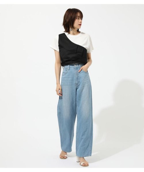 AZUL by moussy(アズールバイマウジー)/ONE SHOULDER BUSTIER TOPS/img02