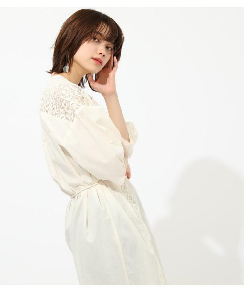 AZUL by moussy(アズールバイマウジー)/LACE CAFTAN ONEPIECE/img01