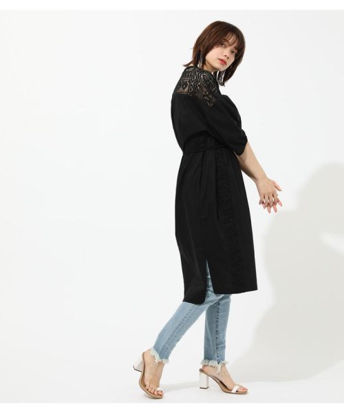 AZUL by moussy(アズールバイマウジー)/LACE CAFTAN ONEPIECE/img09