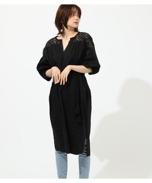 AZUL by moussy(アズールバイマウジー)/LACE CAFTAN ONEPIECE/img10