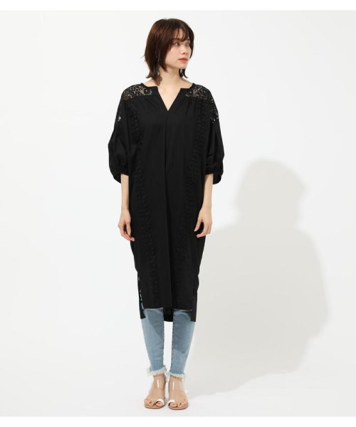 AZUL by moussy(アズールバイマウジー)/LACE CAFTAN ONEPIECE/img11