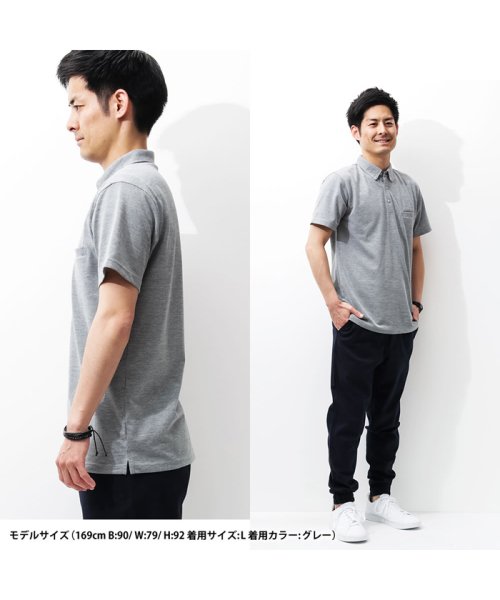 MAC HOUSE(men)(マックハウス（メンズ）)/Navy デオクリア ポロシャツ MH/03627SS/img12