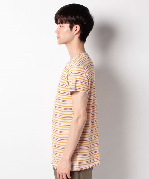 BENETTON (mens)(ベネトン（メンズ）)/リネン混ボーダー半袖Tシャツ・カットソー/img36