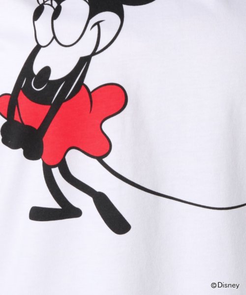 セール Disney ディズニー コラボ レトロミッキー ミニーマウス半袖tシャツ シスレー レディス Sisley Magaseek
